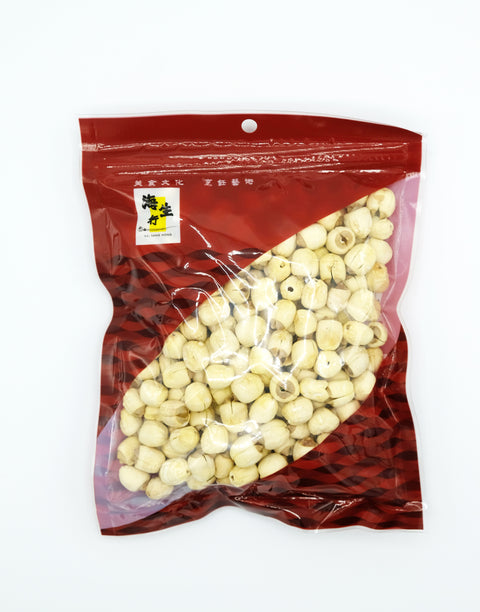 通心白蓮的包裝，海生行,香港西營盤海味老字號品牌,主營批發零售水產海產,分享藥材食譜