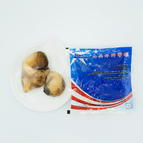 Aquarium Brand 美國大西洋鮮響螺 XL 急凍螺肉包裝,海生行,香港西營盤海味老字號品牌,主營批發零售水產海產，急凍產品包裝